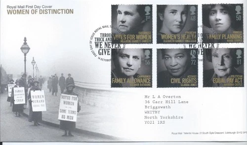 GB QEII 2008 Women of Distinction First Day Cover Tallents House Postmark