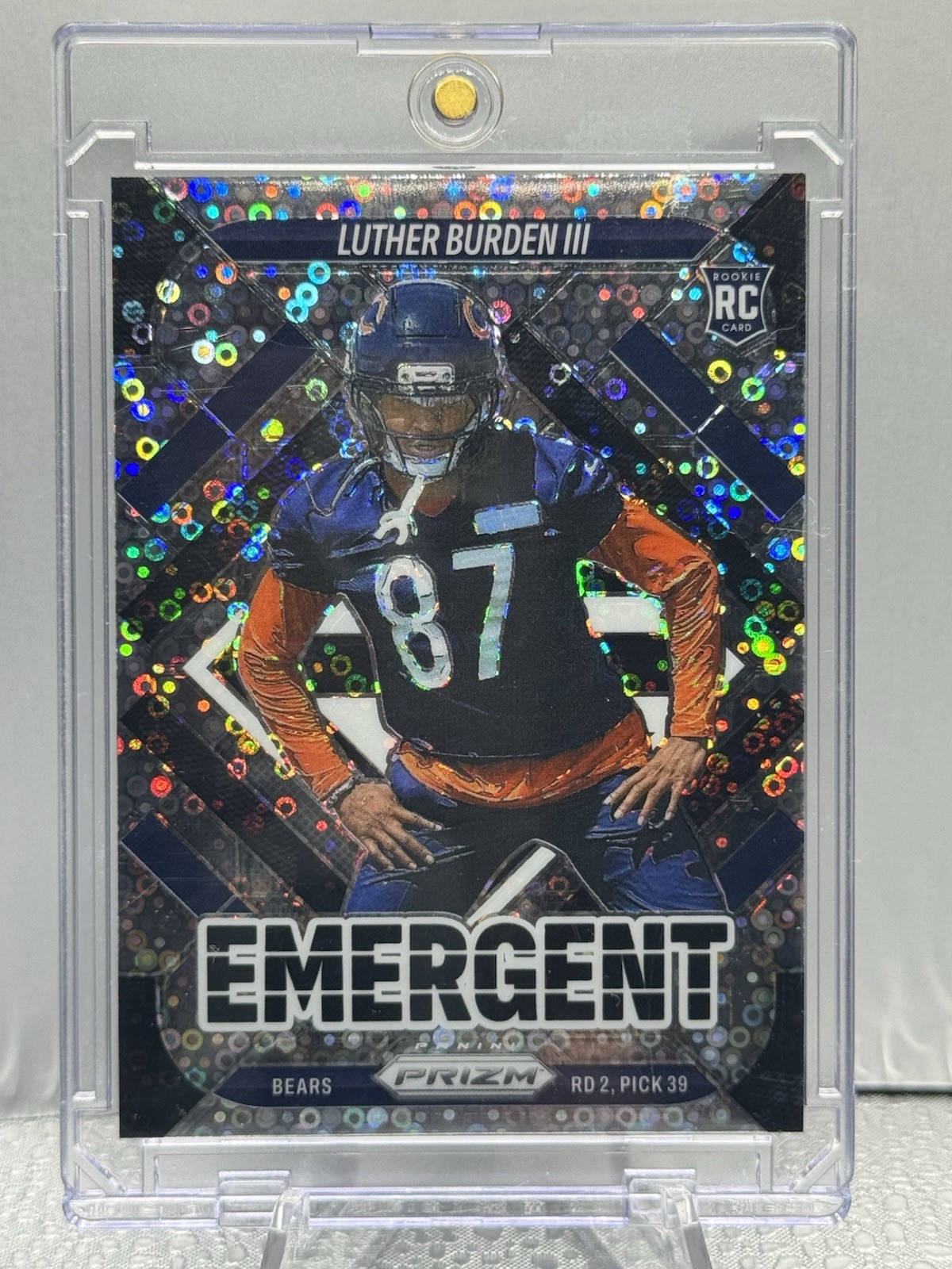 2025 Panini Prizm No Huddle Luther Burden Emergent #19
