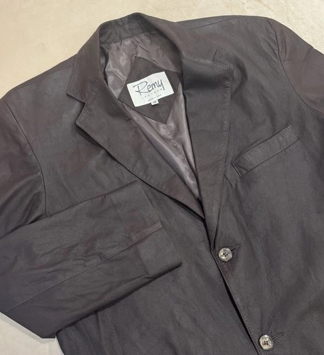 REMY 2-Button Leather Sport Coat Size: 42 MRSP: $1695 Made in USA video thumbnail