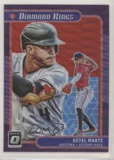 2021 Panini Donruss Optic Diamond Kings Red Wave Prizm Ketel Marte #30 0n6n