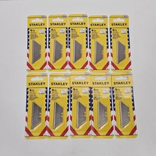Lot Of 10 Packs Stanley Utility Knife Replacement Blades 5 Per Pack, 11-921