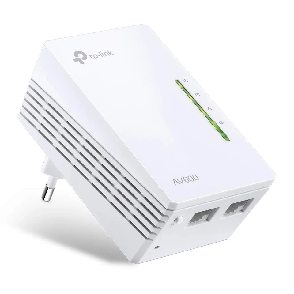 TP-Link TL-WPA4220 Powerline WiFi Extender AV600Mbps e Wi-Fi 300Mbps, Homeplug A - Immagine 2 di 4