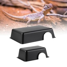 Reptile Hideout Box, Gecko Hideout And Cave Accessories, Easy-to-Clean Small