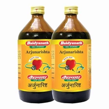 Baidyanath Ayurved Arjunarishta Herbal Tonic For Heart and Digestion pack of 2