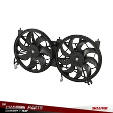 Electric Dual Radiator Condenser Cooling Fan Assembly For Nissan Murano 2015-20