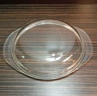 VTG PYREX 684-C  Casserole Replacement Lid Clear 9" Round Tabs Handles