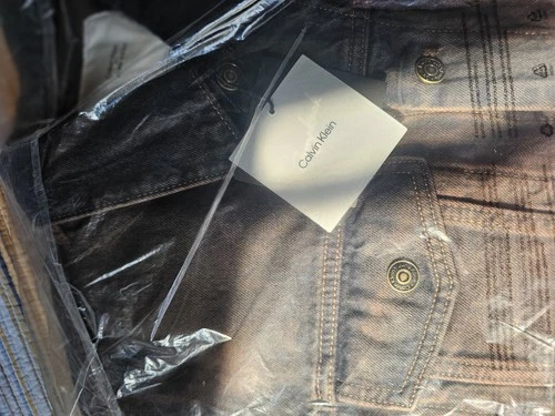 CALVIN KLEIN JUNG KOOK DENIM JACKET MEDIUM CKJK CAPSULE DENIM TRUCKER BTS BROWN image 7