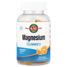 Magnesium Gummies, Orange ,  60 Gummies