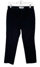 Old Navy Boys Size 14 Husky Black Straight Pants Chinos Adj Waist