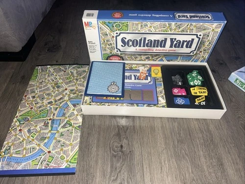 Scotland Yard Board Game 1985 Milton Bradley Ravensburger Vintage, READ