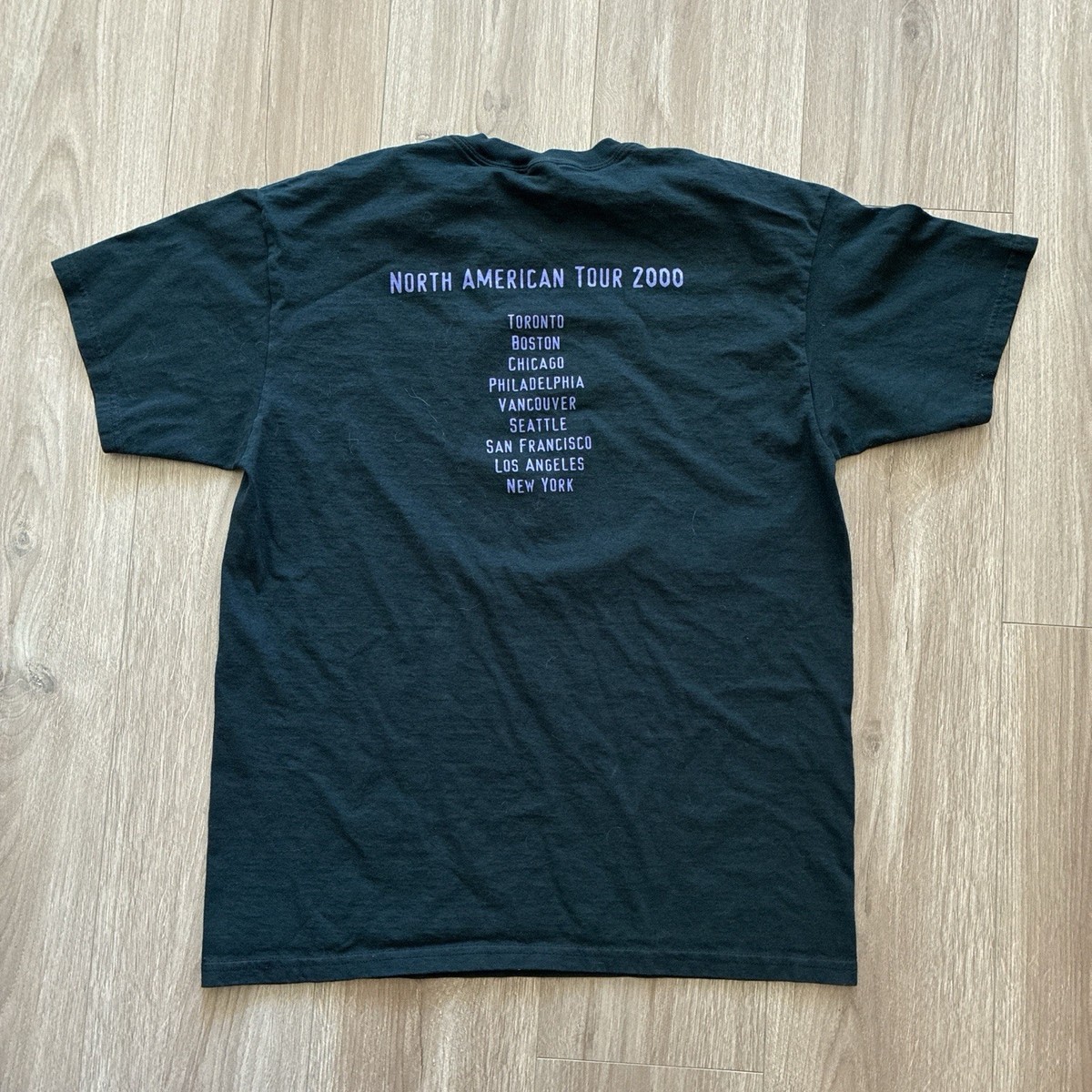 Vtg EDDIE IZZARD Circle 2000 Tour T-SHIRT Men XL Live Y2K Concert Standup Comedy View 6