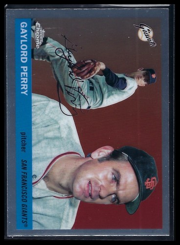 2025 Topps Chrome Platinum Gaylord Perry [Refractor] #409 card