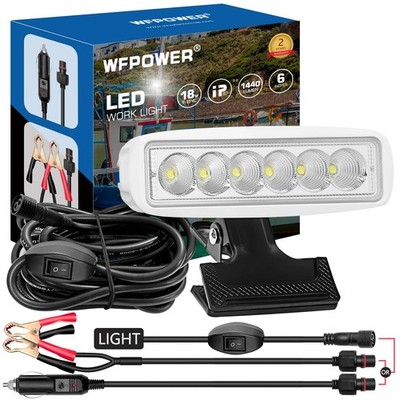 Wfpower Upgrade Led Boat Lights On/Off Switch Super Bright Solid Waterproof