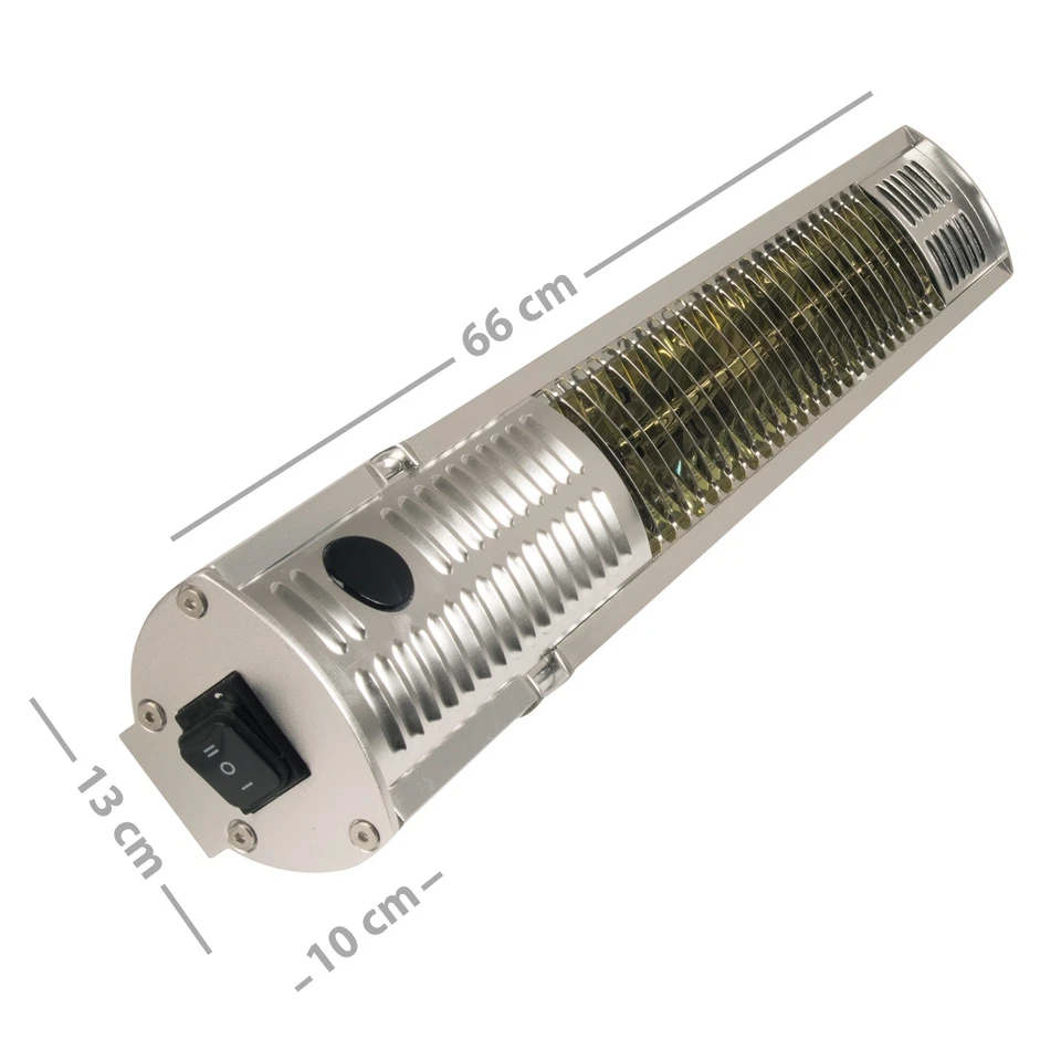 Heizstrahler Infrarot 2000W Terrasse Wärmestrahler mit Fernbedienung Elektrisch - Bild 2 von 4