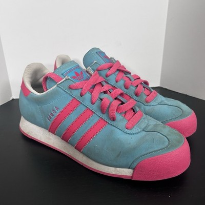 Adidas Samoa x Rita Ora Women's Size 7 Sneakers Shoes Aqua Pink Casual Lifestyle