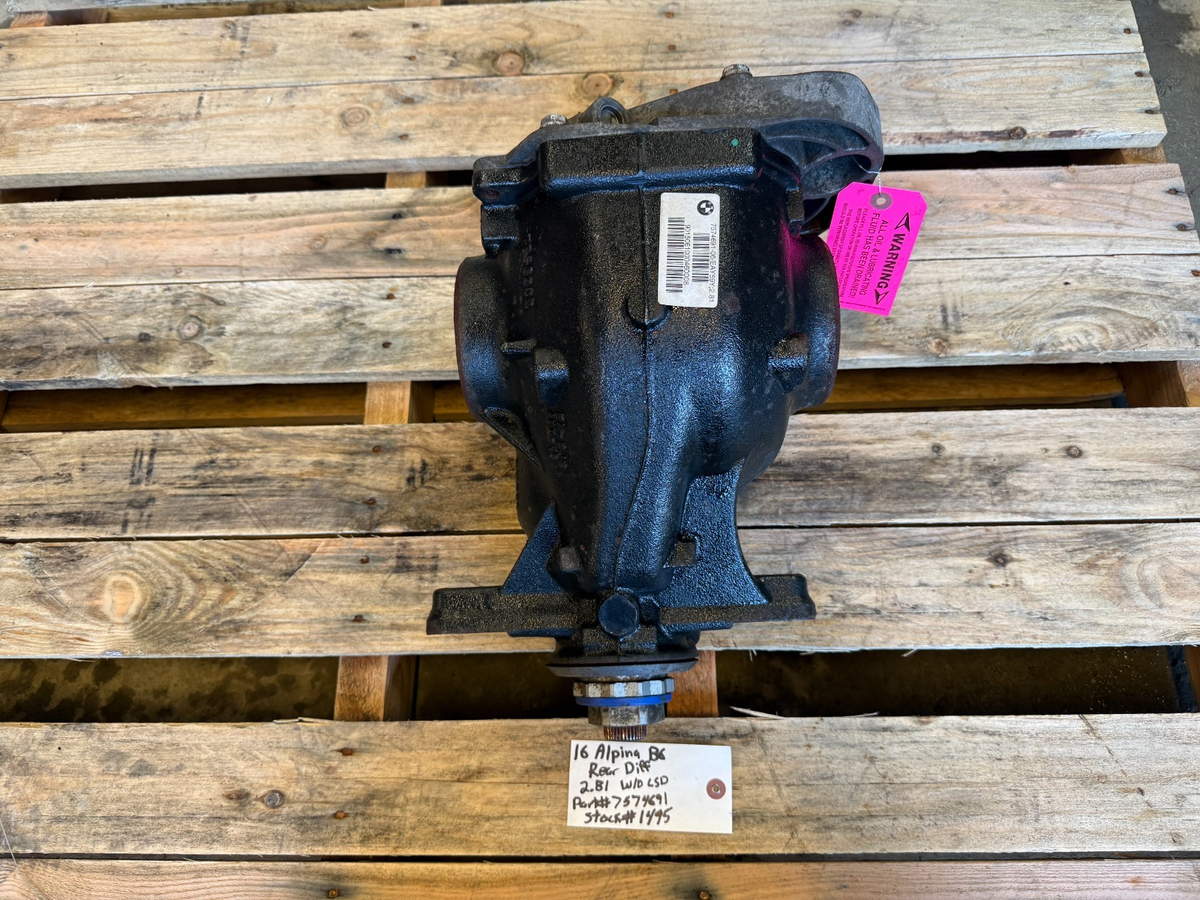 2016 BMW ALPINA B6 B7 F06 F10 OEM 2.81 REAR DIFFERENTIAL PUMPKIN