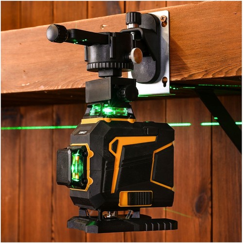 LASER WASSERWAAGE 4D 360° GRÜN DECO DKLL16PS1 SELBSTNIVELLIERENDE FERNBEDIENUNG - Bild 9 von 12