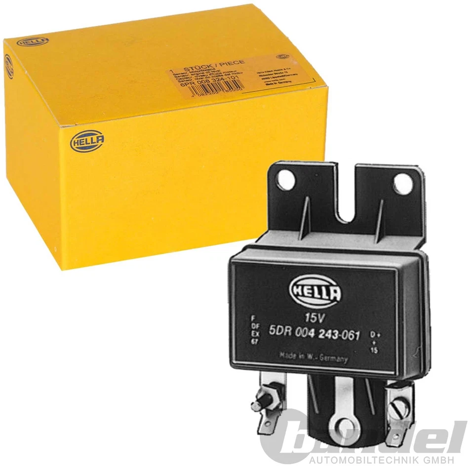 HELLA Contrôleur de Générateur Convient pour Citroën Ax Peugeot 104 204 504 - Photo 1/1