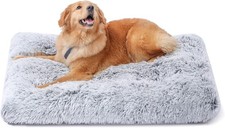Dog Bed Plush Washable Crate Pad for Medium Large