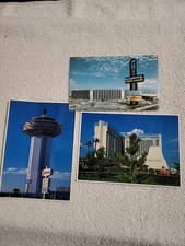 Vintage Las Vegas Postcards Of The MGM, Landmark, Frontier Hotels Set Of 3