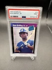 (2) 1989 Ken Griffey Jr Donruss Rated Rookie Cards PSA 9