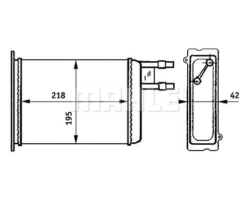 Mahle WäRmetauscher, Innenraumheizung AH 147 000S-image