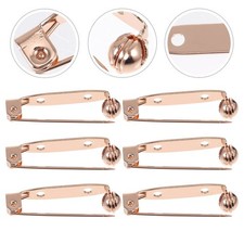 10Pcs Bar Pins Brooch Lock Brooch Pin Backs Safety Clasps for pins