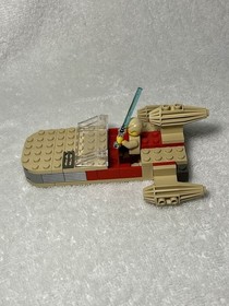 Star Wars  Landspeeder LEGO 7110 Incomplete Missing Pieces And  Obiwan