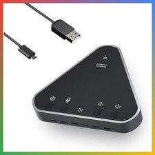 360 Speakerphone Mic 3in1 USB Computer PC Laptop Desktop Conference 4