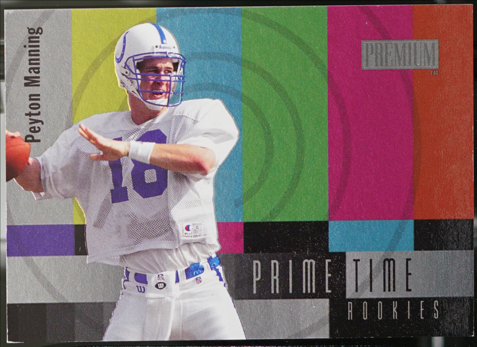 1998 SkyBox Premium - Prime Time Rookies Football Peyton Manning #6 PT EX