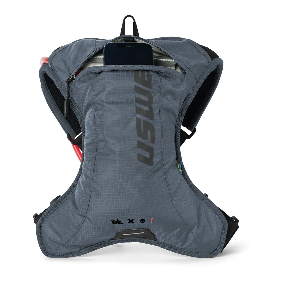 USWE Outlander XC 2L Hydration Pack w/1.5L 50oz Bladder Cycling MTB Gravel Blue - Image 3 of 4