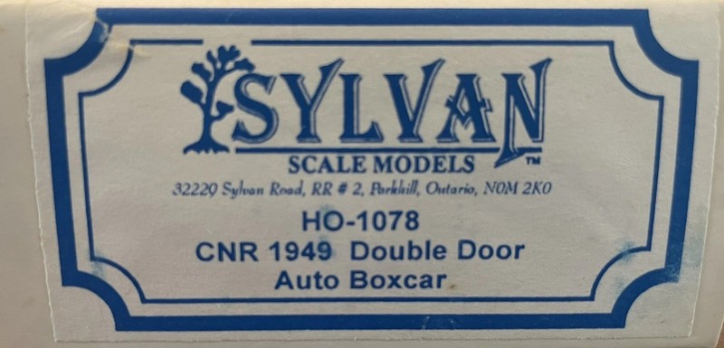 RARE HO Resin Sylvan CN Canadian National Auto Boxcar Kit Like Sunshine