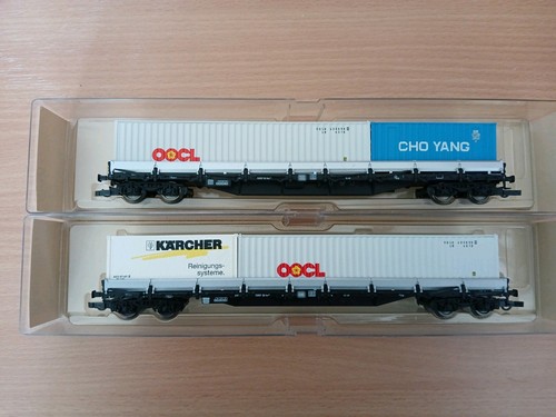 Fleischmann 5250 zwei Containerwagen HO  /  Roco | Condition: Gebraucht