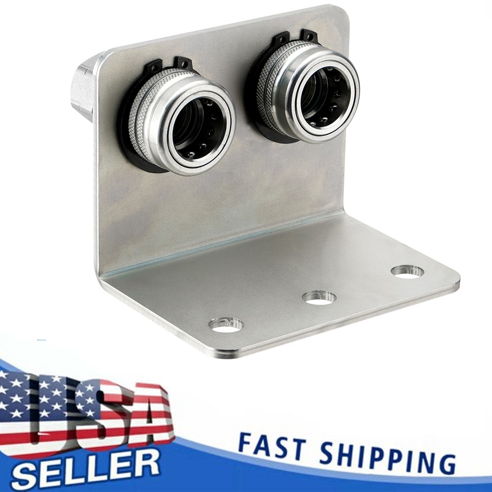 Hydraulic Quick Release Coupling 1/2 NPT Break away Coupler Bracket New