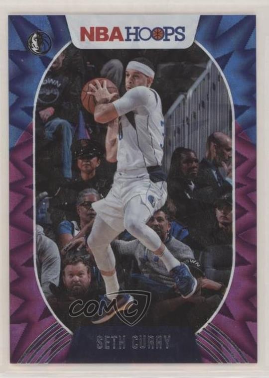 2020-21 Panini NBA Hoops Purple Explosion Seth Curry #44 5y7