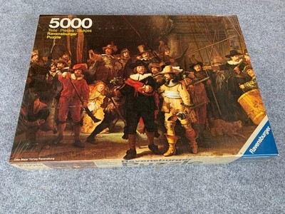 NEU Ravensburger Puzzle 5000 Teile 153 x 101cm Rembrandt Die Nachtwache 62559020