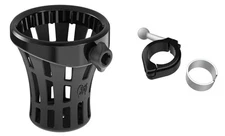 Ciro 55915 Black Gen 2 "Big Ass" Drink Holder - 1-1/8" to 1-1/4" Handlebar Clamp