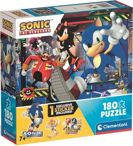 NEW Clementoni Jigsaw Puzzle 180 Pieces Sonic The Hedgehog Type 2
