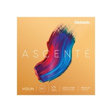 D'Addario Ascent  Violin String Set, 1/16 Scale, Medium Tension