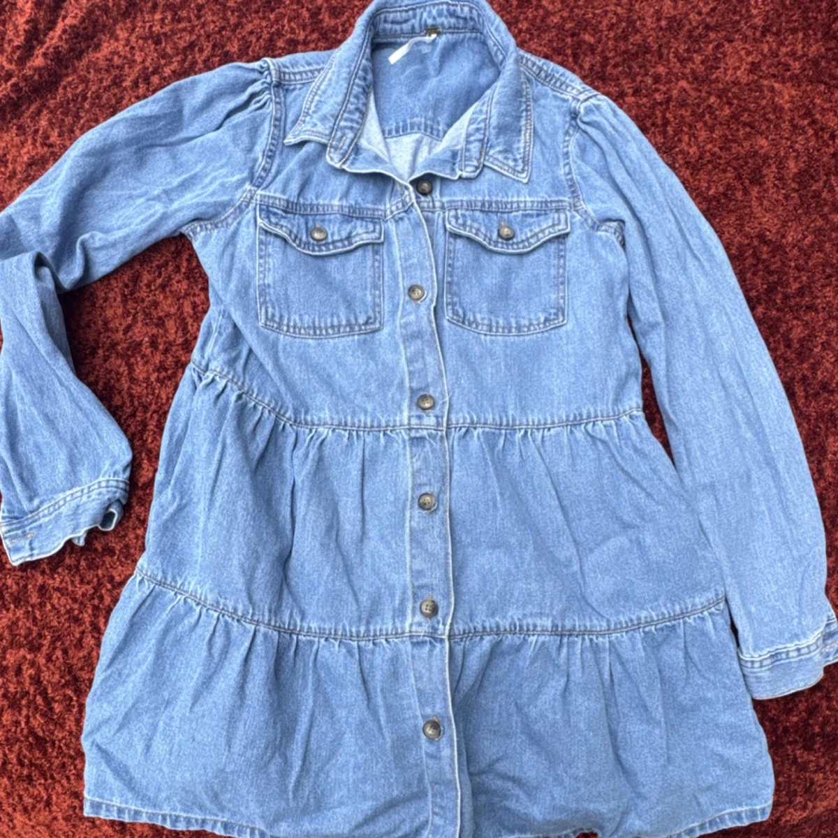 chinese dress ladies Free People Mad Love Denim Midi Dress  Bliss
