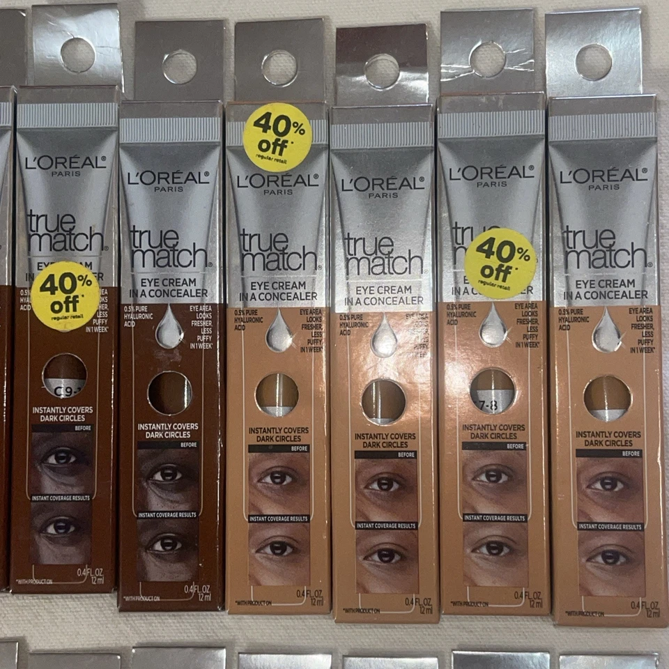 Lot Of (20) L’oreal True Match Eye Cream In A Concealer New In Box - $200 Retail - Image 3 of 4