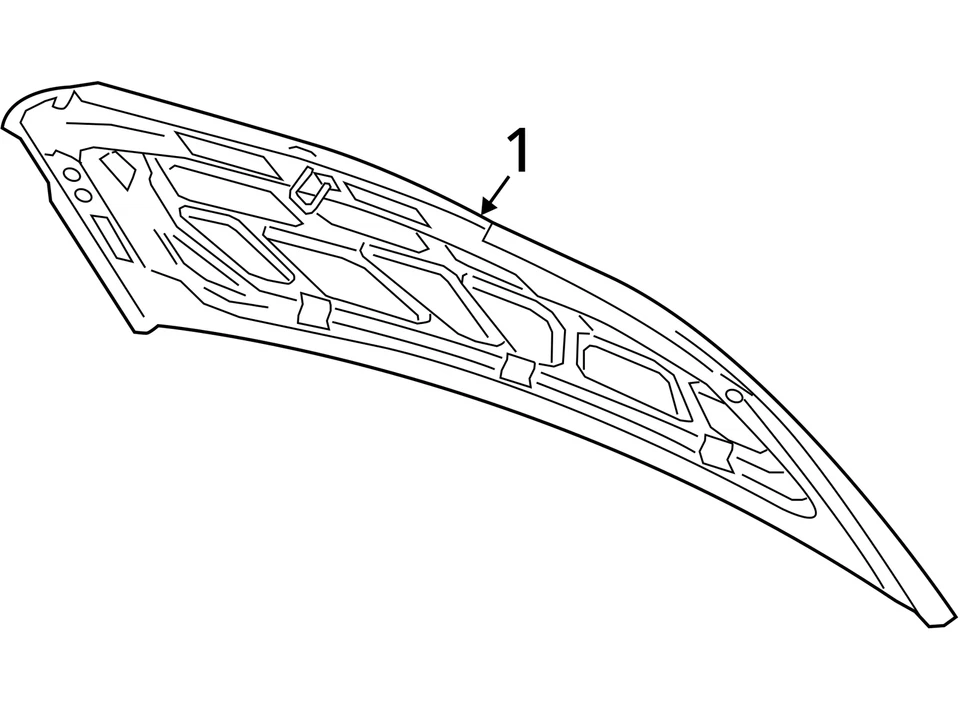 Used Hood fits: 2017 Chevrolet Sonic  Grade C Foto 4 de 4