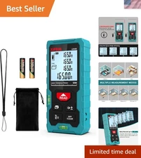 Laser Distance Measure High Accuracy 165ft LD50E Laser Tape Measure 50M Compa...