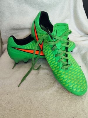 Nike Magista Orden FG FG EUR 45 UK 10 Green Fußballschuhe Football Boots Leder 