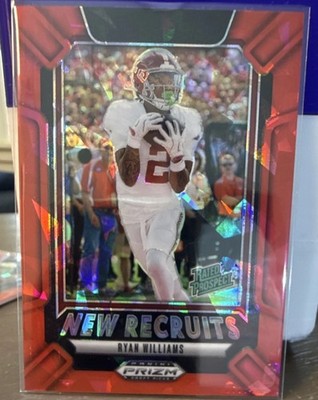 Panini 2025 Prizm Draft Picks Ryan Williams New Recruits #23 Alabama Football