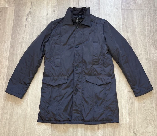 Corneliani ID Luxury Italian Quilted Blazer Jacket Brown size EU 52 / Large - product listing photo