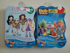 Lot of 2 VTech V.Smile Smartridge Educational Games - Ages 4-6 - New NIP