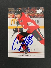CHRIS PHILLIPS SENATORS AUTOGRAPH AUTO 08-09 UPPER DECK #390 *10799