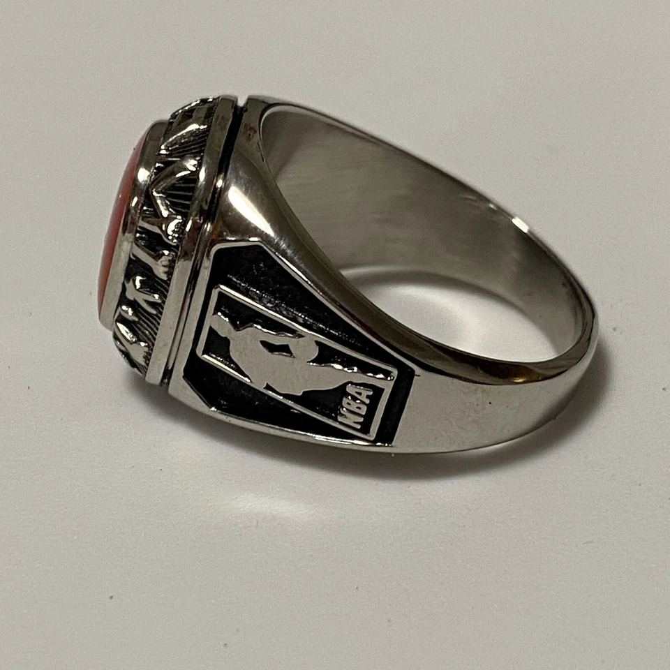 Balfour NBA Miami Heat Ring Pick Your Size Silver Tone Vintage - Image 2 of 4
