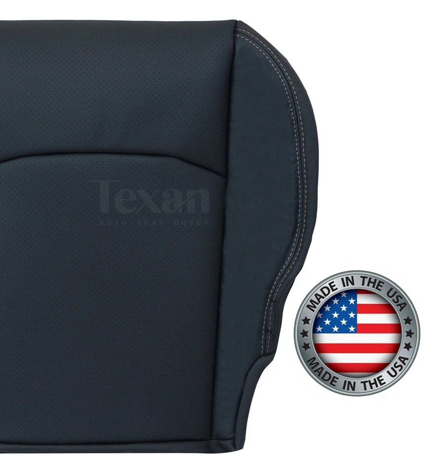 Capa de assento inferior preta para motorista Dodge Ram Laramie 1500 2500 3500 2013, 2014 - Imagem 3 de 4